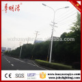 10 meters 15 meters street light poles with single arm or double arms for sale with led